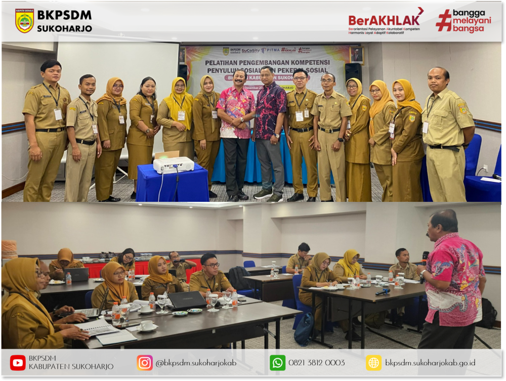 Pengembangan Kompetensi ASN Bidang Kesejahteraan Sosial melalui Pelatihan Penyuluh Sosial dan Pekerja Sosial