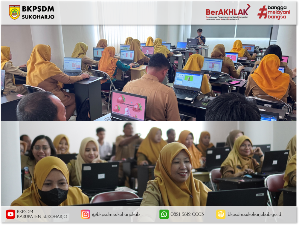 Guru SD Sukoharjo Antusias Ikuti Pelatihan Pembuatan Bahan Ajar Digital