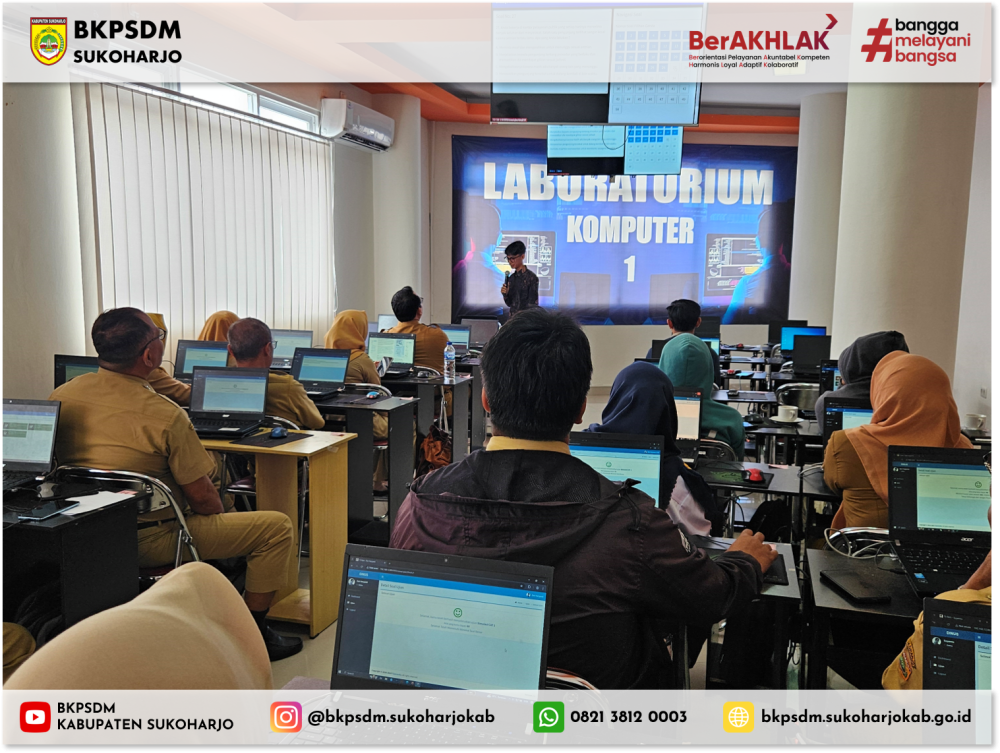 Pelatihan CAT Digelar Sebagai Persiapan Ujian Dinas dan Ujian Penyesuaian Kenaikan Pangkat bagi ASN