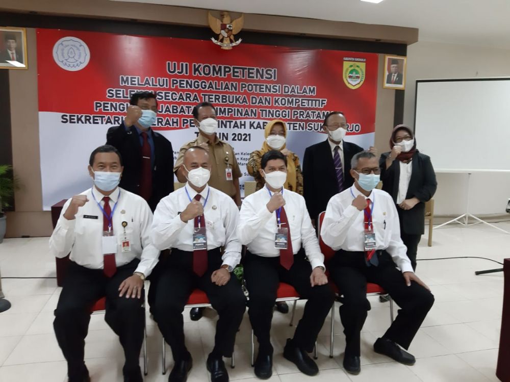 Uji Kompetensi Seleksi JPT Sekretaris Daerah Kabupaten Sukoharjo