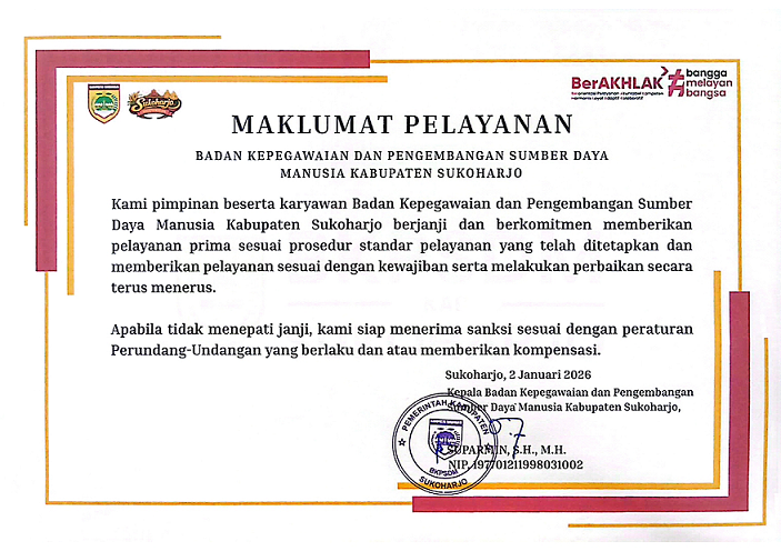 Maklumat Pelayanan