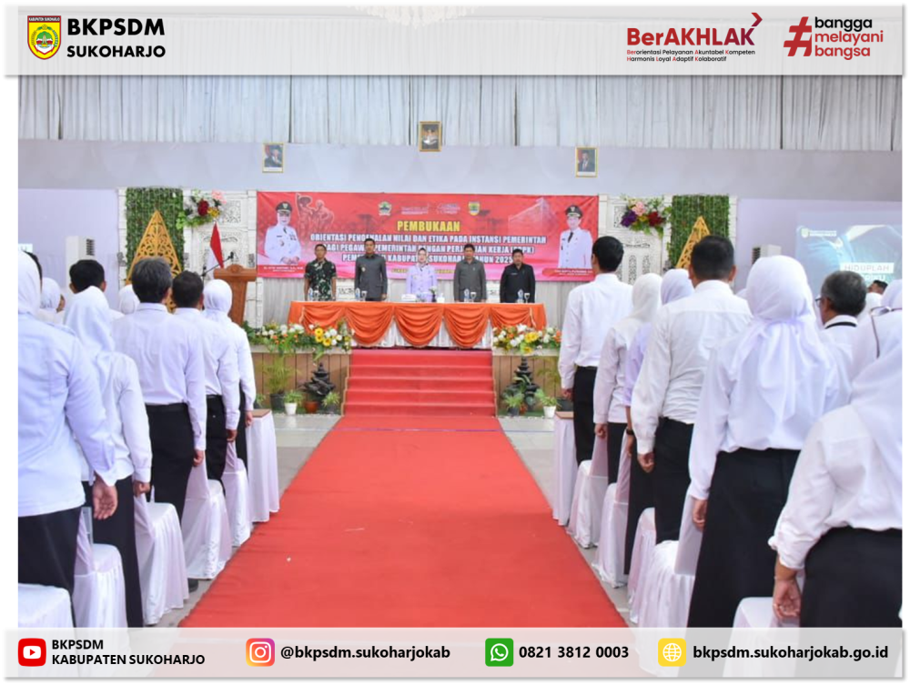 Pemerintah Kabupaten Sukoharjo Resmi Membuka Orientasi PPPK Tahun 2025