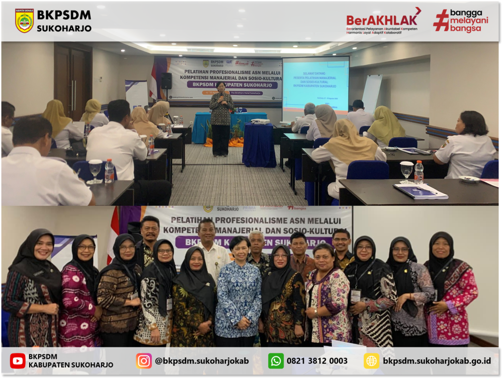 Tingkatkan Profesionalisme, ASN Ikuti Pelatihan Manajerial dan Sosio-Kultural