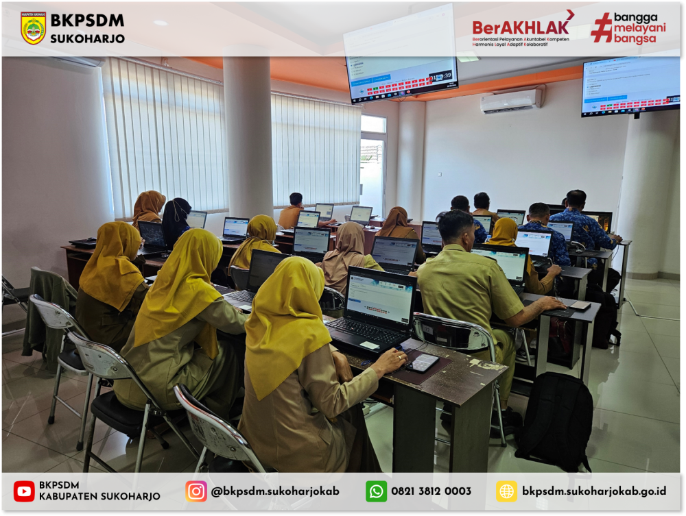 BKPSDM Kab. Sukoharjo menggelar Pelatihan dalam mempersiapkan Ujian Kenaikan Pangkat dan Penyetaraan Ijasah bagi PNS Kabupaten Sukoharjo