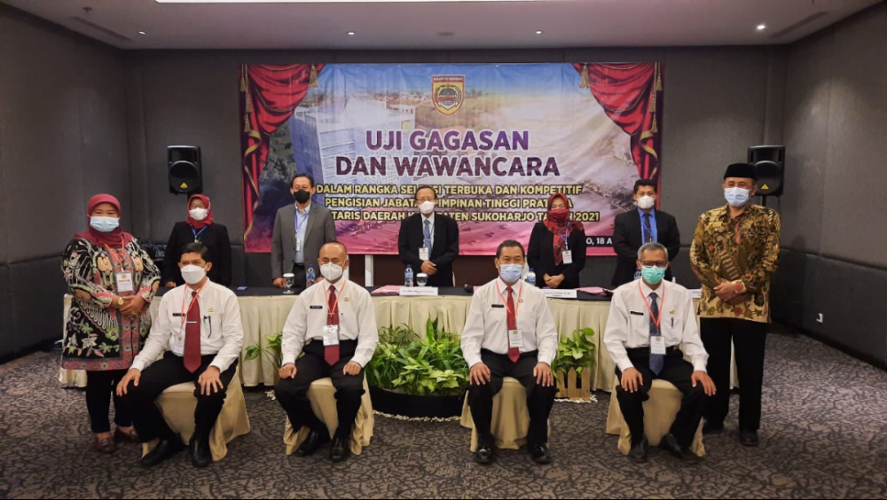 Uji Gagasan dan Wawancara Seleksi JPT Sekda Kabupaten Sukoharjo