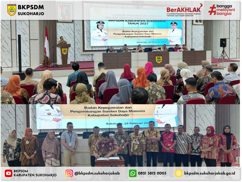 Selaraskan Program dengan Prioritas Daerah, BKPSDM Sukoharjo Bahas Renja 2027