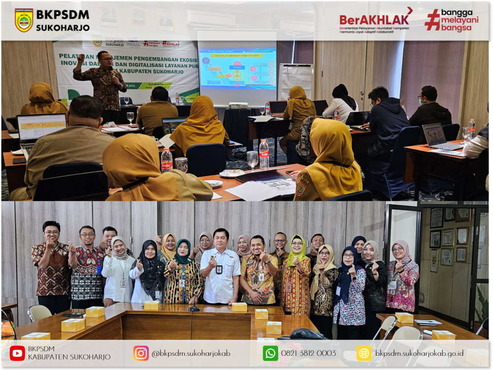 Dorong Inovasi dan Digitalisasi, ASN Sukoharjo Ikuti Pelatihan Intensif di Solo dan Yogyakarta