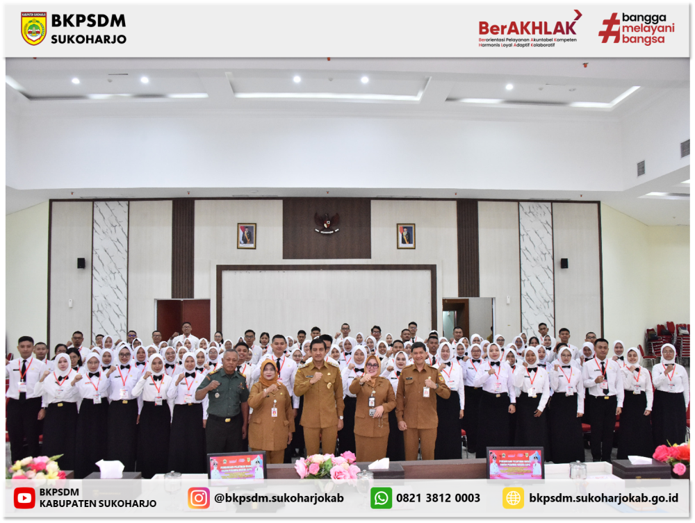 PEMBUKAAN PELATIHAN DASAR CPNS POLA KERJA SAMA ANTARA PEMERINTAH KABUPATEN SUKOHARJO DENGAN BPSDM DAERAH PROVINSI JAWA TENGAH TAHUN 2025