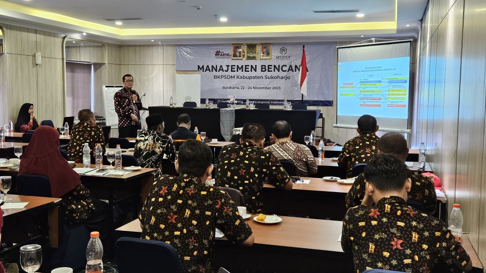 Pelatihan Dasar Manajeman Bencana Guna Meningkatkan Ketangguhan Penanggulangan Bencana Kab. Sukoharjo