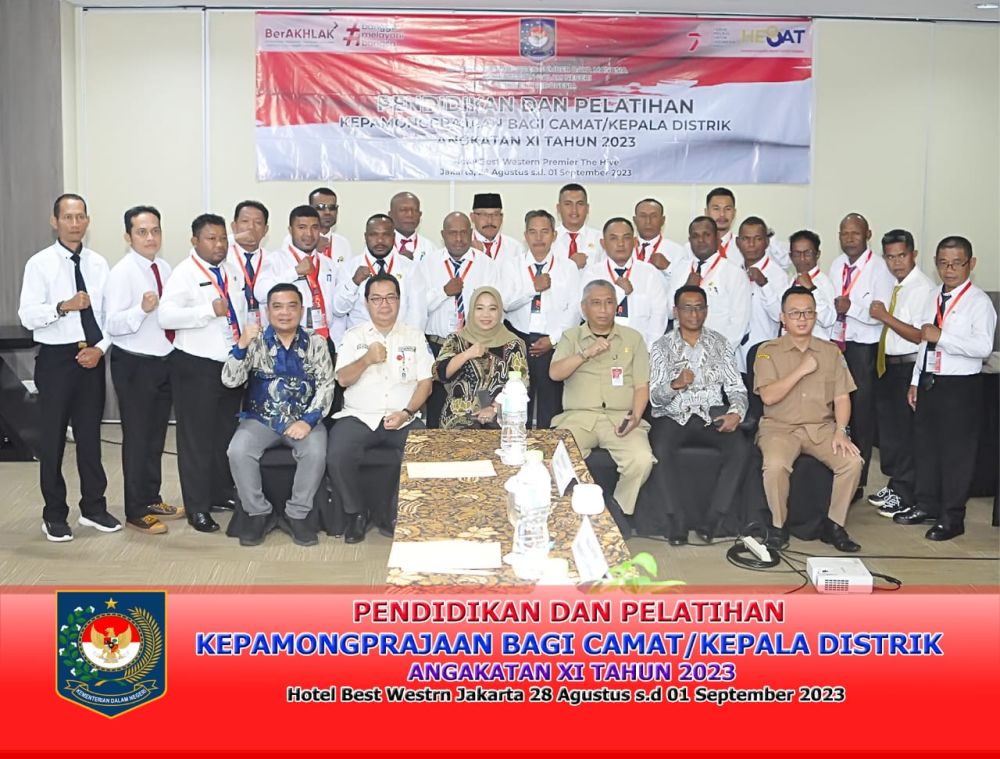 Peningkatan Kompetensi dan Kapasitas Camat melalui Diklat Kepamongprajaan